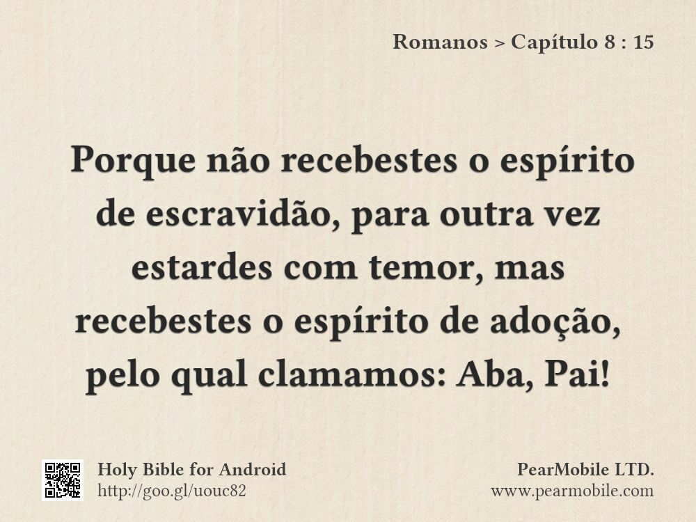 Romanos, Capítulo 8:15